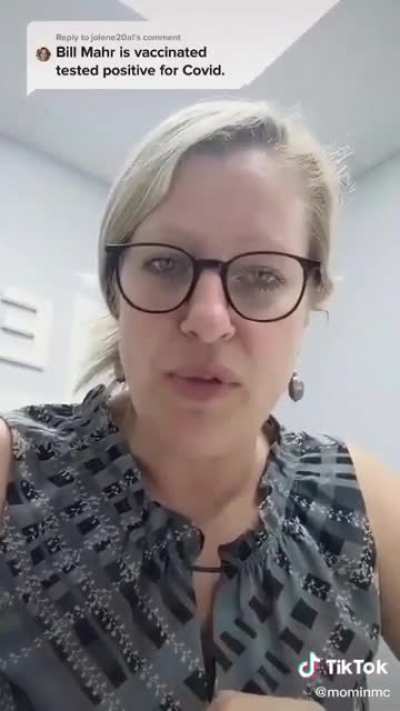 Woman says 100% of all Covid-19 hospitalizations are in 