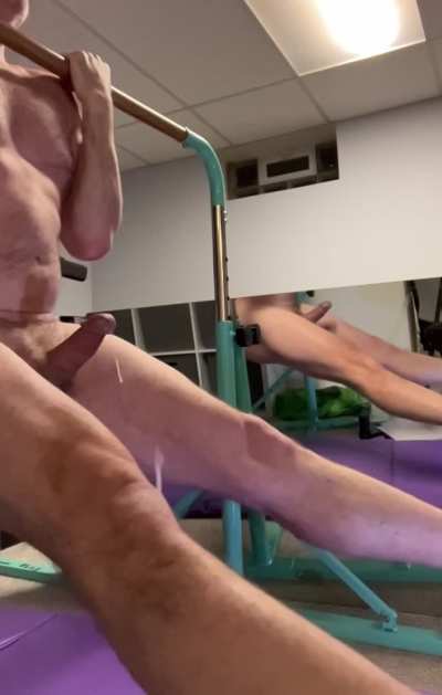 [M] It’s a good thing I was working out at home. I made a mess!