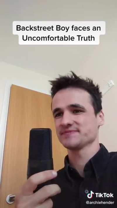 Backstreet boy faces an uncomfortable truth