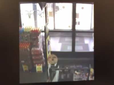 CCTV footage of Jacksonville shooter Ryan Palmeter entering the Dollar General where he would kill 3 people before taking his own life 