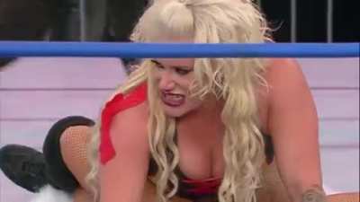 Taya with a hot pin on Rebel