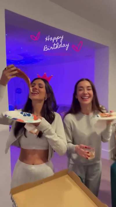 Victoria Justice birthday slice IG 2/19/2026