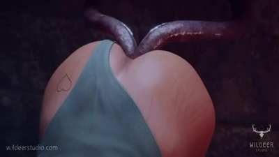 Lara double tentacle anal (wild<wbr>eerst<wbr>udio)