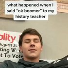 Found this teacher's freakout in response to 