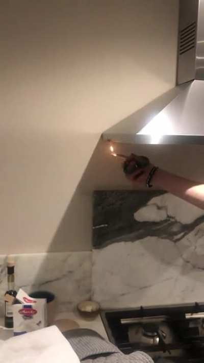 trying to kill a spider.