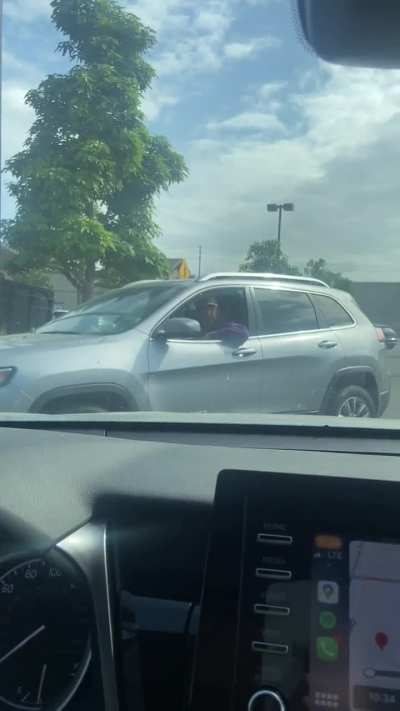 Morning road rage