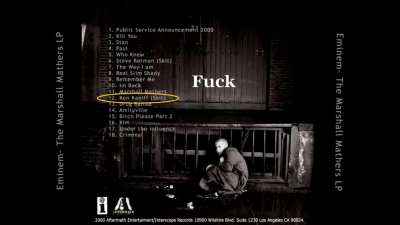 Slim swears for 3:13 minutes on MMLP. EVERYBODY FROM THE 313 PUT YOUR MOTHERFUCKING HANDS UP AND FOLLOW ME