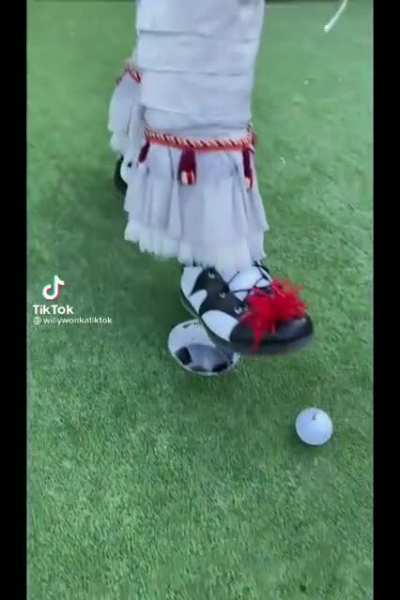 Just Willy Wonka playing golf
