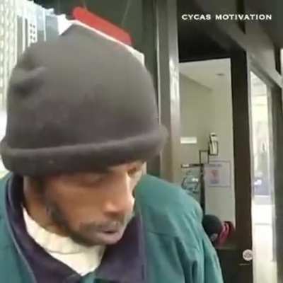 This homeless man talked about the sad reality of his life . An emotional Interview .