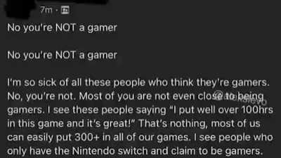 Gamer rant but it’s voice acted