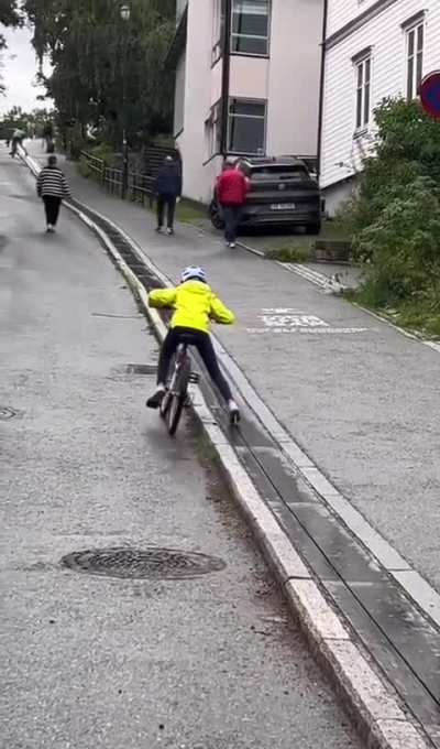 Pedal Your Way Up! The Bicycle Escalator in Norway is an eco-friendly innovation for uphill journeys