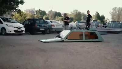 The World's Lowest Car.