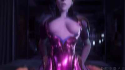 Widowmaker bounces up and down on your cock (sound on)