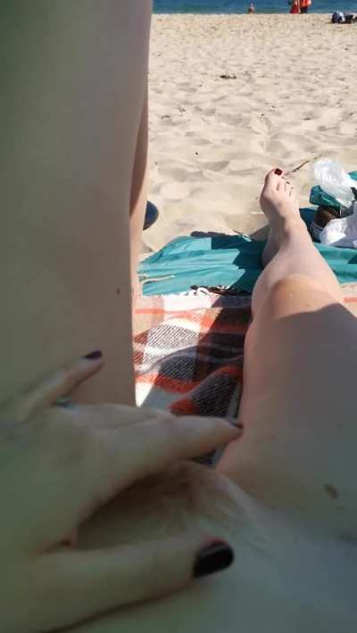 I hope someone noticed I took my bikini right of[f]