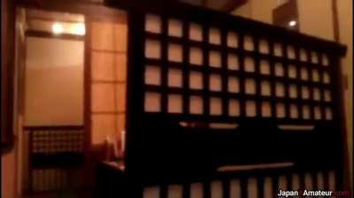 Amateur Japanese Girl Sucking Dick At A Restaurant