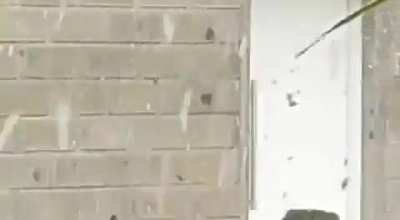 Ahora, granizo en Saladillo