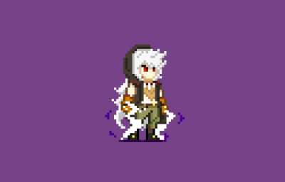 I Drew and animated our best boy Razor as a pixel sprite