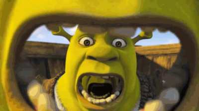 Shrek eats you