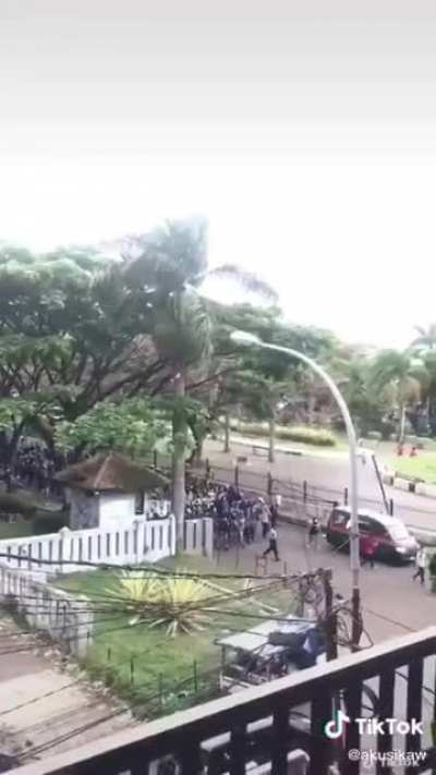 riot in Indonesia