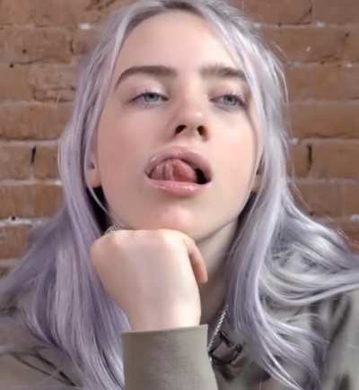Licking her lips 👅