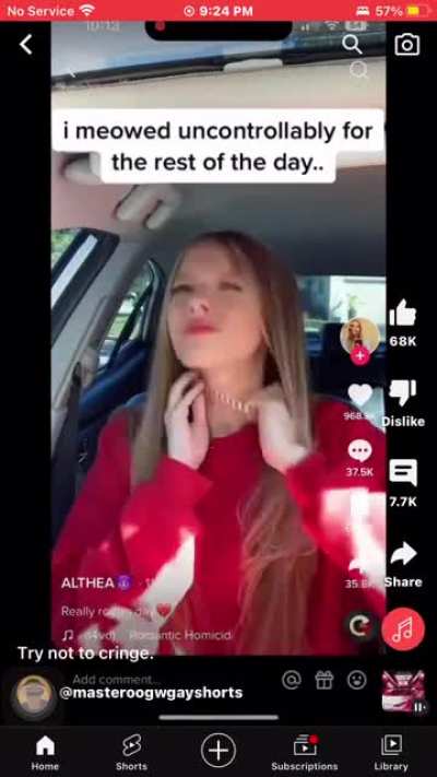 just pure cringe (cant crop it)