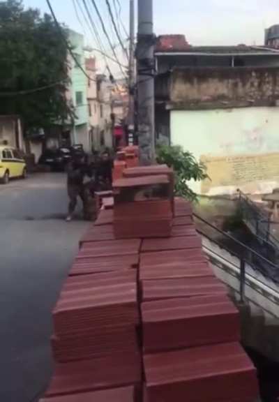 These guys are well trained. This was in Brazil.