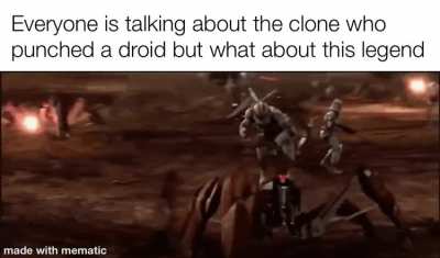 Rewatching ROTS right now