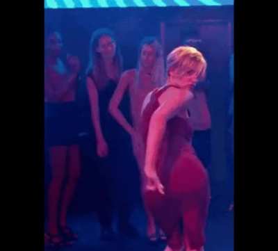 Scarlett Johansson on the dance floor