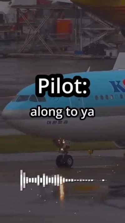 Just a regular passenger announcement :)
