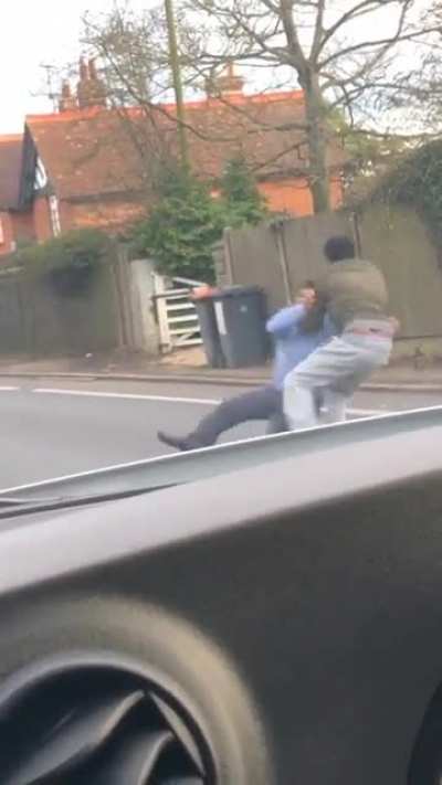 Don't drive away mid fight.