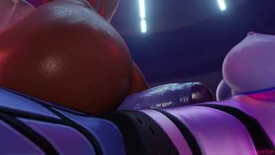 Pharah, Mercy and Futa Widowmaker (NeonSin) [Overwatch]