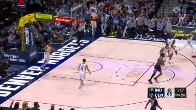 [Highlight] Indiana Pacers show respect for Zeke Nnaji's three point shot (career .424 3pt%)