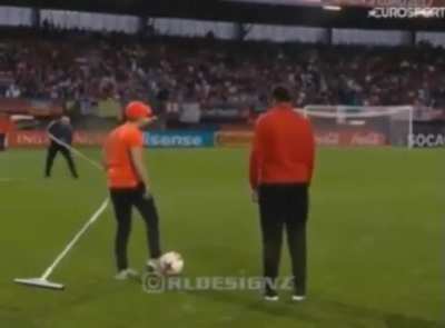 Kicking the ball