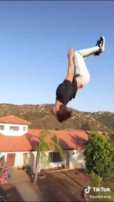That backflip landing