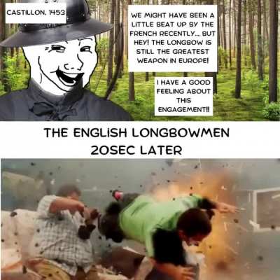 Dont bring a knife to a gun fight 