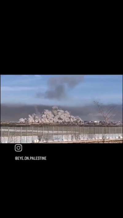 Explosion In Gaza. 
