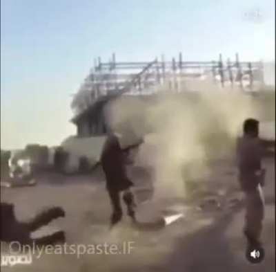 Not sure who’s the goober here but back blast is no joke.