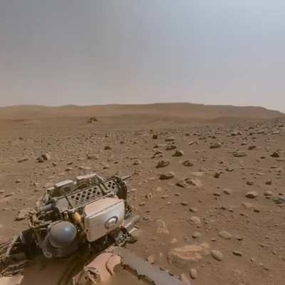 A 360° view from the surface of Mars from Perseverance Rover
