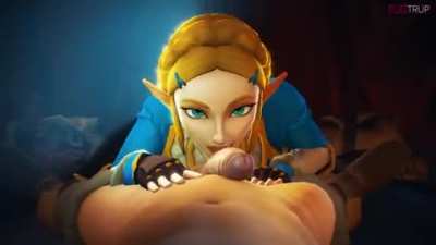 Zelda being a tease (Fugtrup) [The Legend of Zelda]