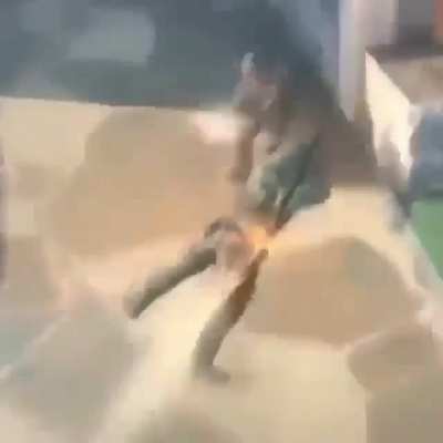 Look at him go!