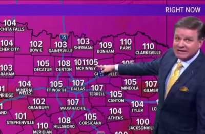 It’s hot in Mckinney.