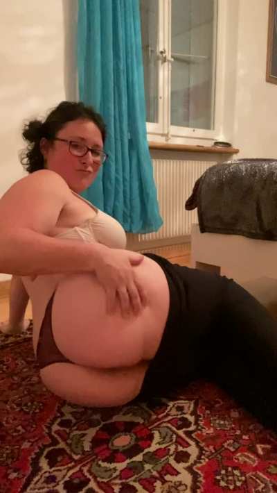 Just trying to tempt you with my ass, is it working?