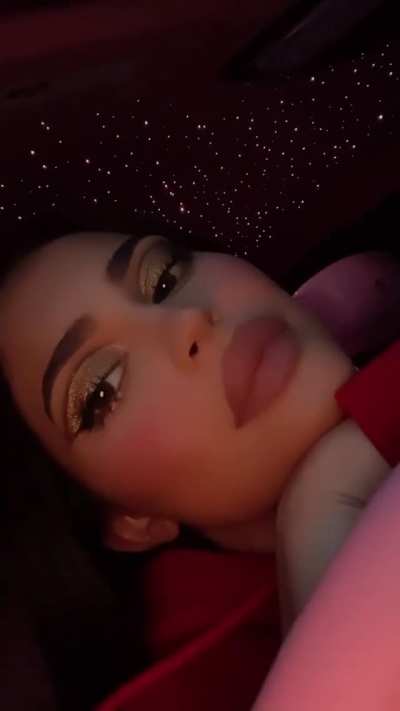 Huge lips