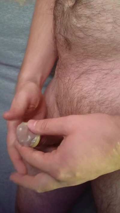 Start to fin - sometimes I can't even get a condom on. I need the woman to mount me right away, if she wants my load :D