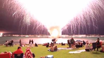 It was meant to be an 18 minutes fireworks show