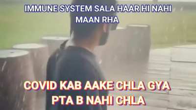 COVID mujhe v hai saiman