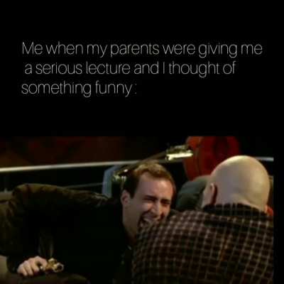 I never could keep a straight face