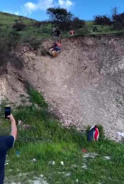 They really think they could slide smoothly down there