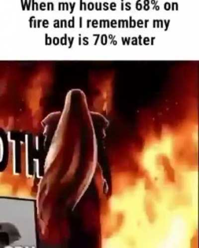 My body is 70% water