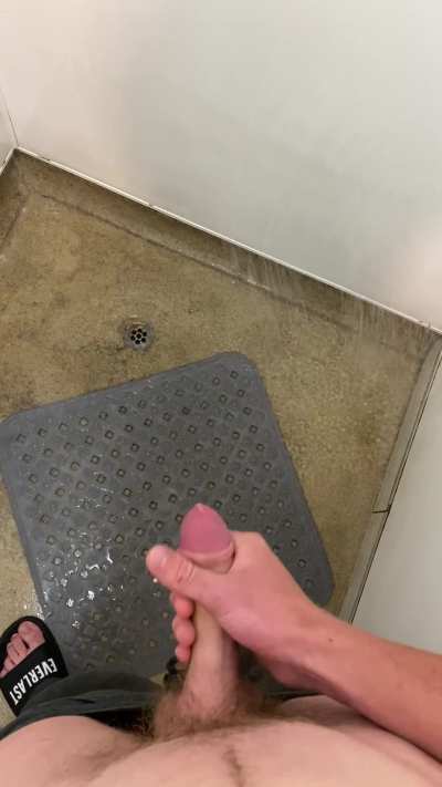 Public campground shower😋